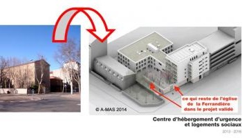 Non à la démolition de l’église de la Ferrandière (église du Cœur Immaculé de Marie) à Villeurbanne !