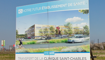 Transfert de la clinique Saint Charles à Salaise sur Sanne