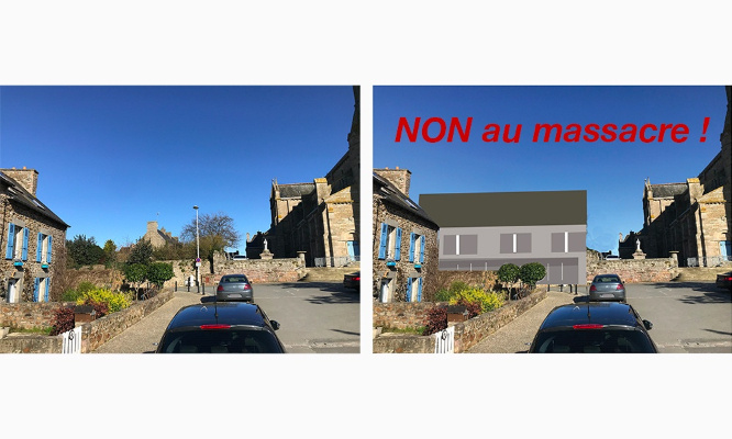 Sauvons la place de Nantois à Pléneuf !   Pétition contre une construction inappropriée