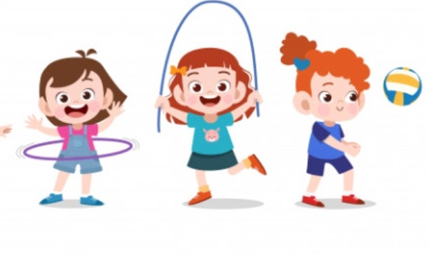 Le sport et la récréation sans masques à l'école