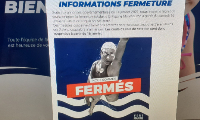 La réouverture des piscines Versaillaises