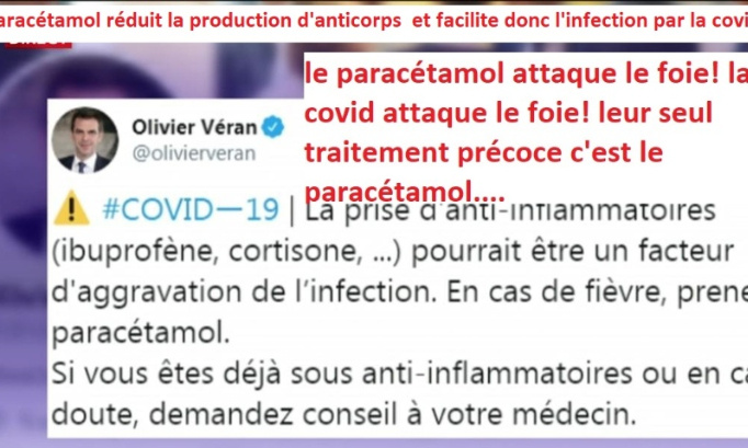 REMPLACER LE PARACETAMOL PAR L'IVERMECTINE  POUR SOIGNER LA COVID PRECOCEMENT