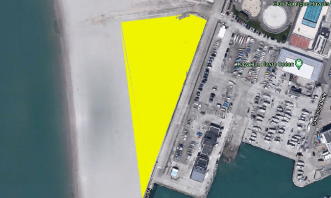 Un parc pour chiens à la plage du Havre