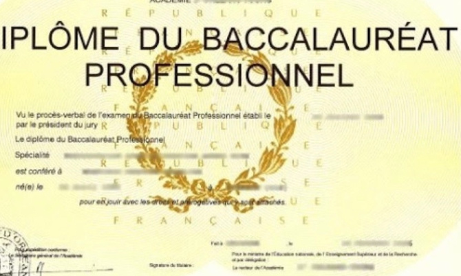 Baccalauréat professionnel 2021