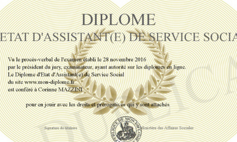 Diplôme d'État d'Assistant de Service Social en Contrôle Continu