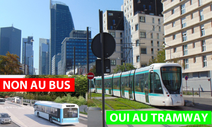 Oui à la prolongation du tramway T2 du pont de Bezons vers Argenteuil, Cormeilles, Sartrouville !