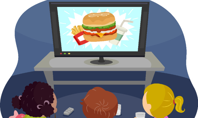 Moins de publicités promouvant la malbouffe !