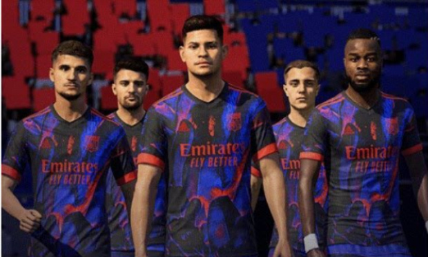 Troisième maillot de l'OL pour la saison 2021/2022