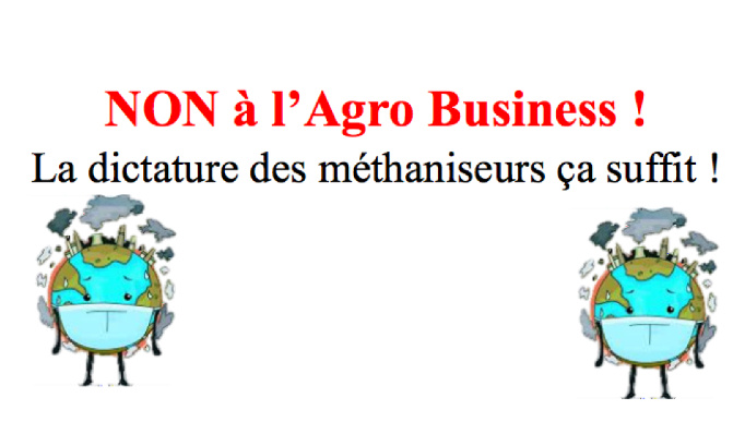 Non au projet de méthanisation sur la commune de Terminiers !