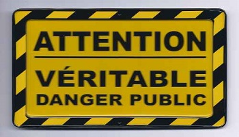 Attention danger, rue du bois des tours à Houdain !