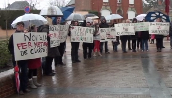 Non à la fermeture de la 4e classe à l'école du Printemps de Béthencourt (59) entraînant une surcharge dans les classes restantes !