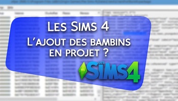 Pour le retour des bambins dans les Sims 4 !