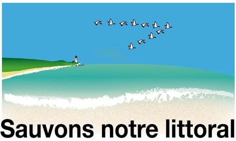 Non au projet de 11 fermes éoliennes en mer à l’horizon 2030 au détriment de nos plus beaux paysages, du climat, de l’écologie et de notre économie.