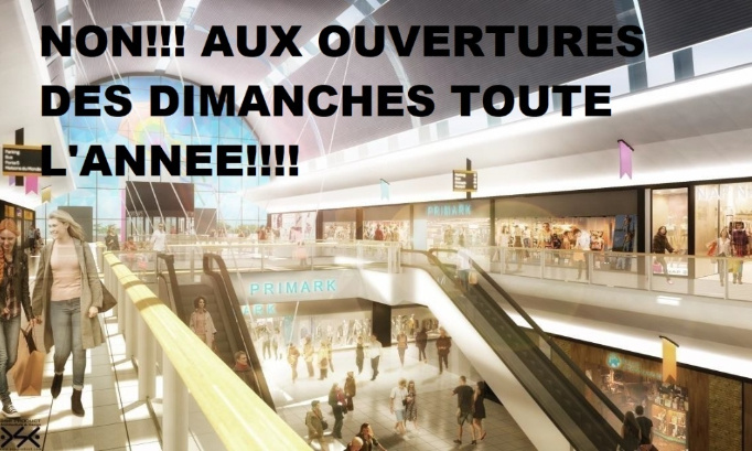Contre l'ouverture des commerces le dimanche !