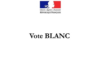 Que soient mis à disposition des votants des bulletins blancs