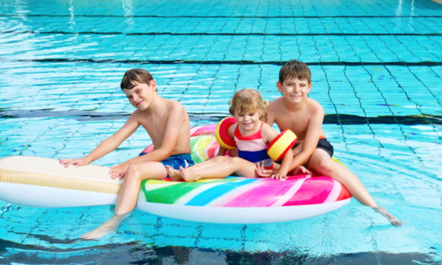 Ouverture de la piscine de la résidence