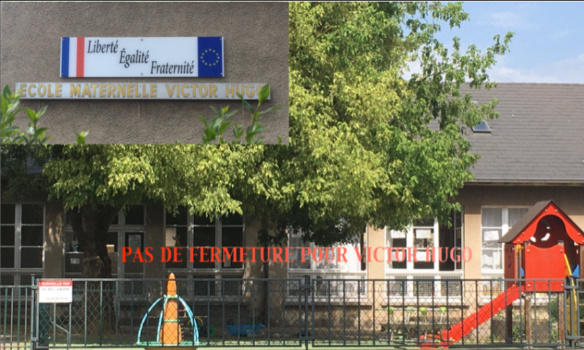 Non à la fermeture de classe en maternelle