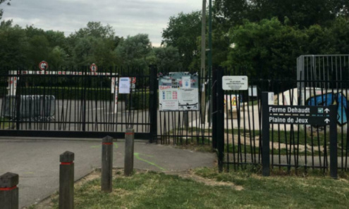 Non à la plaine de jeux de Wasquehal payante