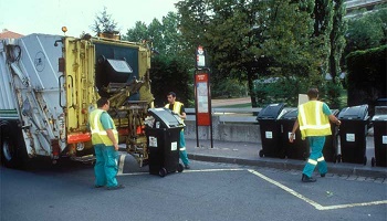 Ramassage des ordures toutes les semaines