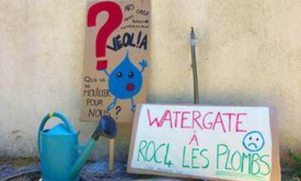 ROQUEFORT LES PINS / EAU CONTAMINÉ E