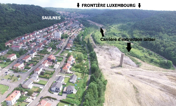 Stop à la CARRIERE D'EXTRACTION DE LAITIER dans notre Vallée Urbanisée.