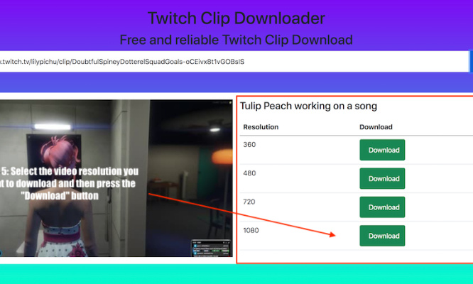 Twitch Clip Downloader - Download Twitch Clips