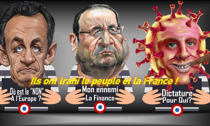 Ils ont trahi le peuple et la France ; pour qu'ils soient arrêtés, jugés, et déchus des privilèges dus au chef d'Etat