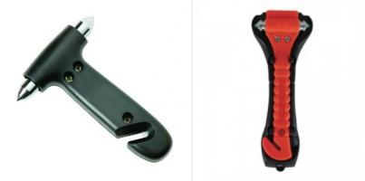 La ceinture de sécurité c'est bien, mais un marteau de sécurité ...