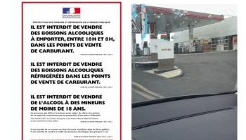 Pour l'interdiction de la vente d'alcool dans les stations service