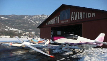 La perennité dans de bonnes conditions de l'aérodrome de Challes-les-Eaux