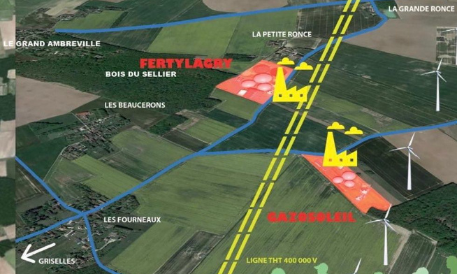Pas d'éoliennes (Abo Wind) à Griselles