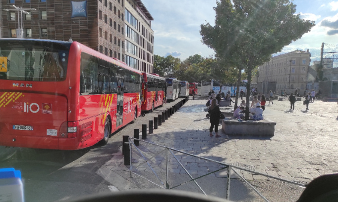 Gare routière de Nimes, l'enfer