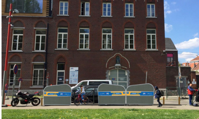 Pour le placement de vélos boxes sécurisés devant les écoles IMI et IMO sans contraintes urbanistiques impayables