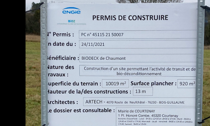 Non à l’installation de Bio Déconditionnement