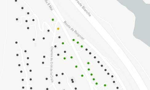 Absence de fibre optique : quartiers Crêt de la Croix et Grande Pièce