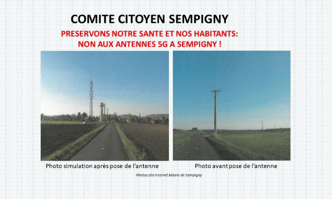 PRESERVONS NOTRE SANTE ET NOS HABITANTS: NON AUX ANTENNES 5G A SEMPIGNY !