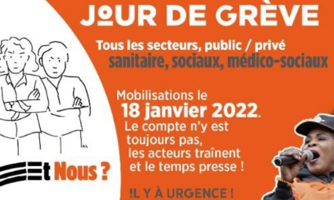LE 18 JANVIER Nouvelle MOBILISATION pour les métiers du social #EtNous les oubliés