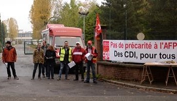 Nous demandons la réintégration en CDI de notre collègue de l'AFPA de Lomme