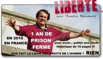 La fin de la censure des vidéos de Vincent Reynouard sur Youtube