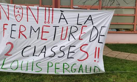 Non à la fermeture 2 classes