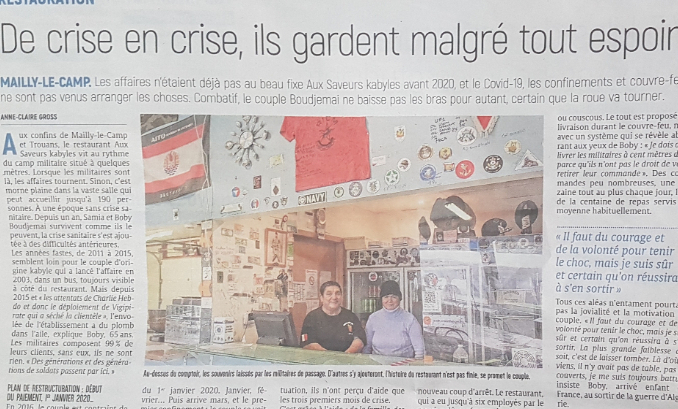 INJUSTE FERMETURE DU RESTAURANT CHEZ BOBY.