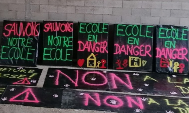 Non à la fermeture de classe à Sougé !