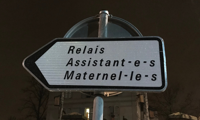 NON à l'écriture inclusive