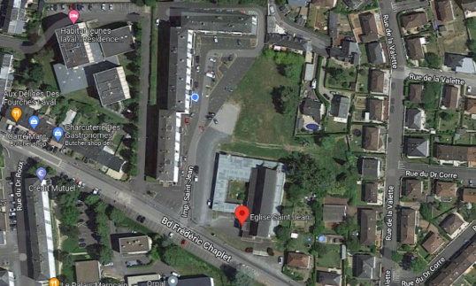 Contre la construction de deux immeubles de 40 logements près de l'église Saint-Jean à LAVAL