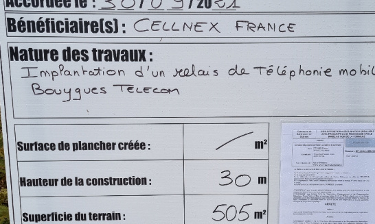 Non à la construction d'une 2ème antenne relais à St Jean de boiseau