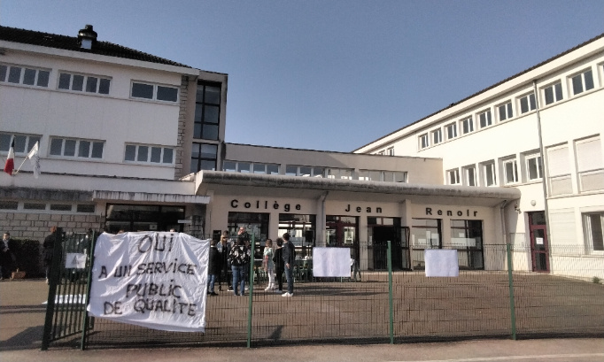 Contre la suppression du demi poste de secrétariat d’intendance au collège Jean Renoir de Montier en der