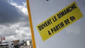 L'abandon de l'ouverture des magasins le dimanche