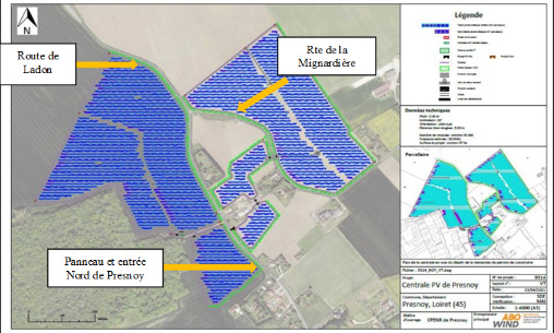 NON à l'implantation d'une énorme centrale solaire photovoltaïque, sous les fenêtres des maisons