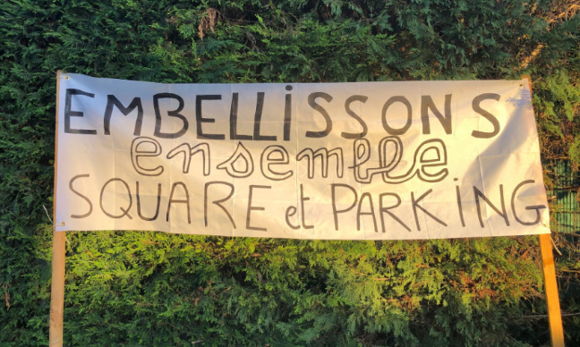 Pour embellir et apaiser Square et Parking