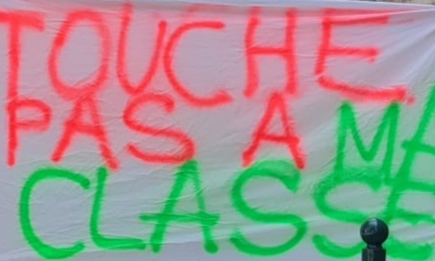 Non à la fermeture d'une classe et au manque d'enseignants